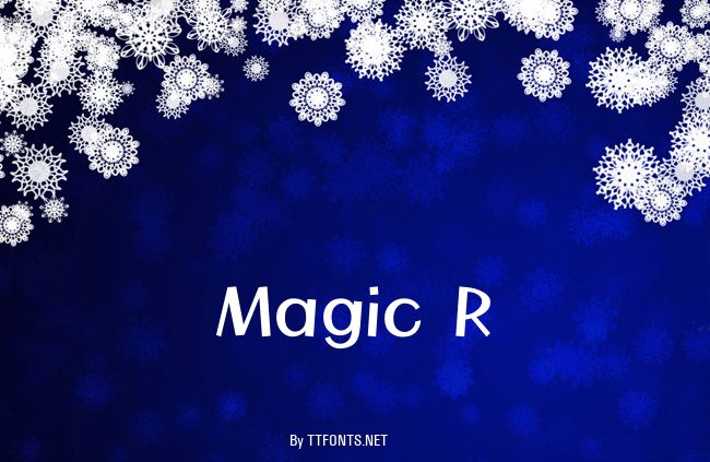 Magic R example